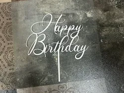 Adorno para pastel de cumpleaños - Modelo de impresión 3D gratuito