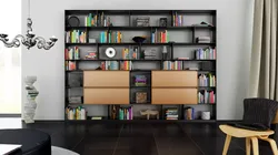 B and B bookcase 29 with books  3D model