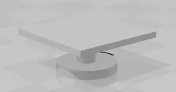 Basic Square Table with 1 Leg Miniature for TTRPGs by AdventurePages | Download free STL model | Printables.com