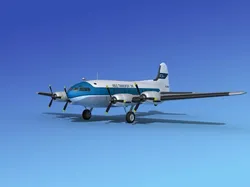 Boeing 307 Stratoliner Able transport 3D model