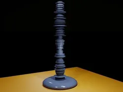 Candlestick vase 3D print model