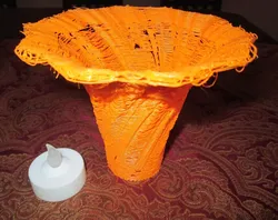 Double Twisted Hexagonal Vase Nightlight 3D print model