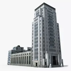 European Building 3D model
