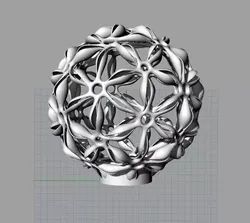 Flower Lampshade 3D print model
