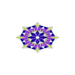 Geometric Hexagon Star textile