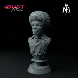Michael Jackson Jackson Five Edition Premium 3D Bust STL