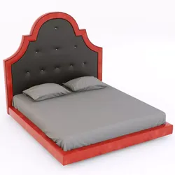 modern bed 3D model