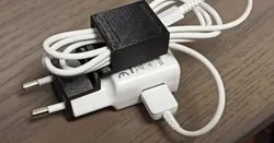 Plug-in power supply cable organizer by schuetzi99 | Download free STL model | Printables.com