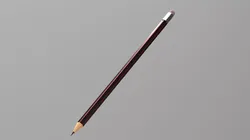 Simple Pencil with Rubber 3D model