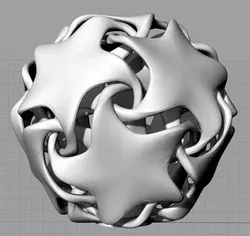 Star Lampshade 3D print model