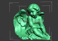 The Cherub angel in box 3D print model