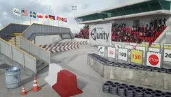 This Race Track Construction Kit - Add-on Pack A Low-poly 3D model