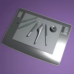Wacom Intuos A4 3D model