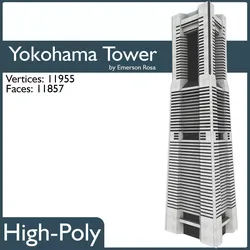 Yokohama Landmark Tower 3D model