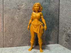 Anime Time Travel - Original Neanderthal Woman - Free 3D Print Model
