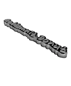 Donut Shelf Sign.3mf