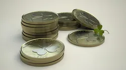 Gold coin - St. Patrick's Day
