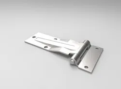 Zinc plated steel hinge
