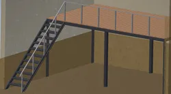 ENTRE PISO DE ESTRUCTURA METÁLICA