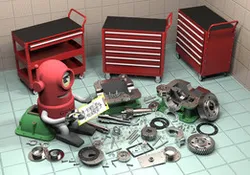 Grabby on the assembly section