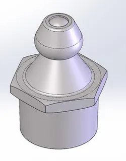 Graxeiro Reto 1/8 NPT - Straight Grease Fitting