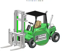 Green Forklift