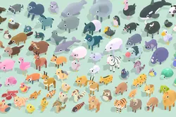 Quirky Series - Animals ULTIMATE Pack Low-poly 3D model