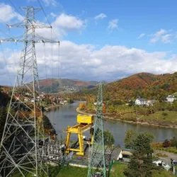 Torre de transmision Electrica Retencion / Electrical Transmission Tower Retention