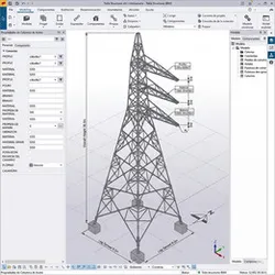 Torre de transmision electrica Terminal / Electrical Transmission Tower Terminal