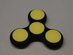 4 Hole Fidget Spinner - No Bearings - Free 3D Print Model