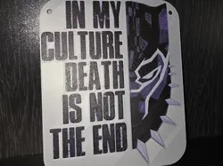 Black Panther Quote - Free 3D Print Model