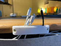 Desktop Cable Organizer/Guide/Dock | by catchworks - Free 3D Print Model