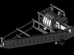 hammer mill glass crusher with screener