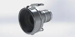 Hard-Anodized Alum Cam-and-Groove Hose Cplg