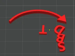 Letters for Authentikit Spitfire Rudder Wheel - Free 3D Print Model