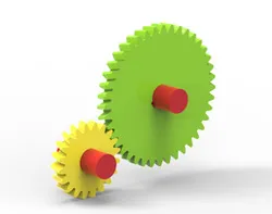 Helical gear mechanism