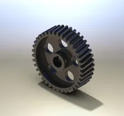 Helical gear wheel
