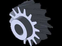 Helical motor gear