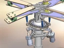 Helicopter main rotor - Rotor principal d'hélicoptère