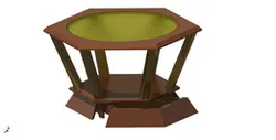 Hexagonal table