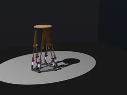 Hexapod using lead screws