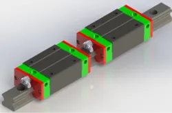 HGR20 Linear Guide Subassembly, Configurable Rail Length 150-4000 mm