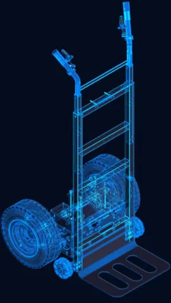 Hi-Power 24volt Powered Handtruck