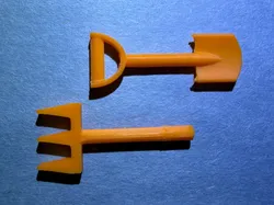 L.E.G.O Shovel and Pitchfork - Free 3D Print Model