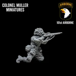 WW2 28mm US AIRBORNE SNIPER WITH SPRINGFIELD 1903