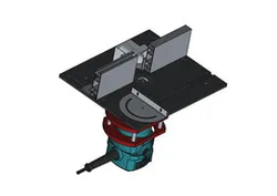 Aluminum Router Table Insert Plate Router  Bosch GKF 550