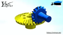 Animated. Bevel Gears