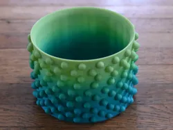 Bumpy Pot For Plants - Free 3D Print Model