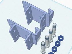DOF Reality Logitech Z407 Speaker Mounts - Free 3D Print Model