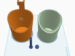 DOF Reality Yeti cup holder - Free 3D Print Model